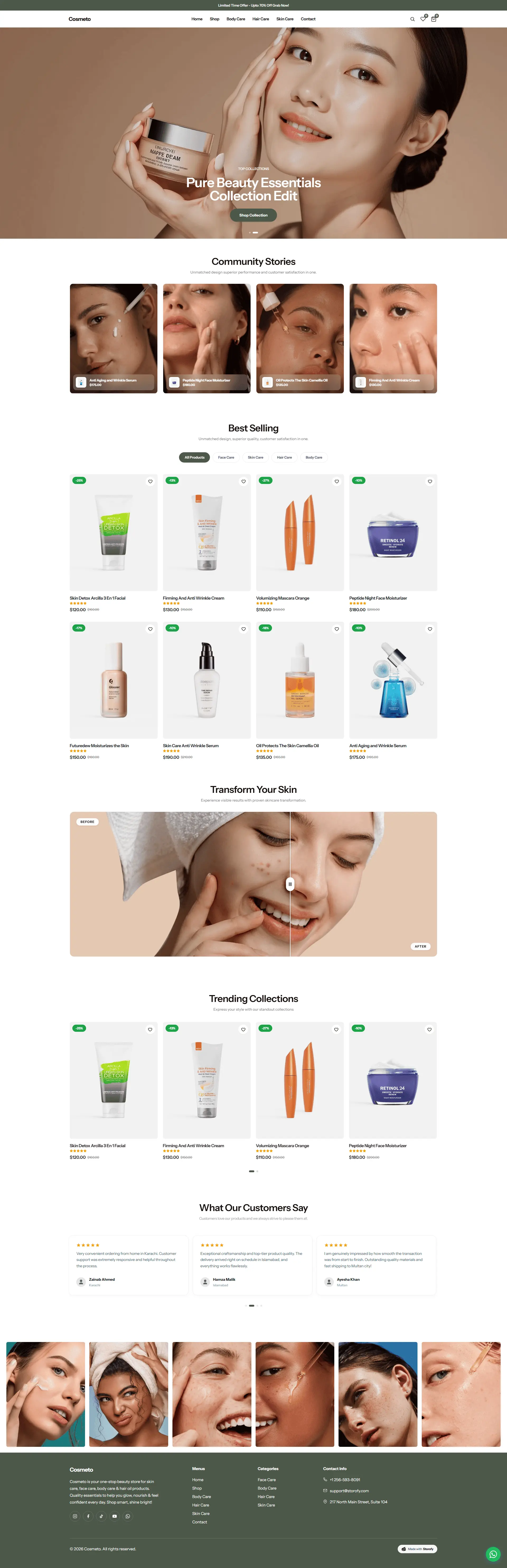 Cosmeto Multipurpose Template