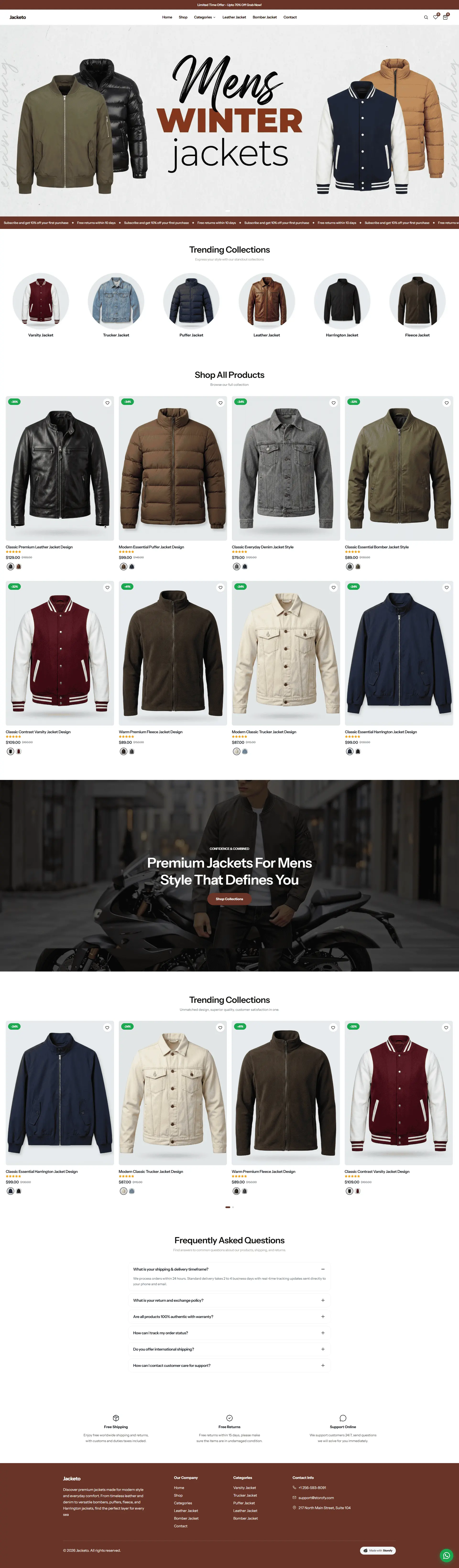 Jacketo Multipurpose Template